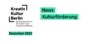 kulturförderung newsletter